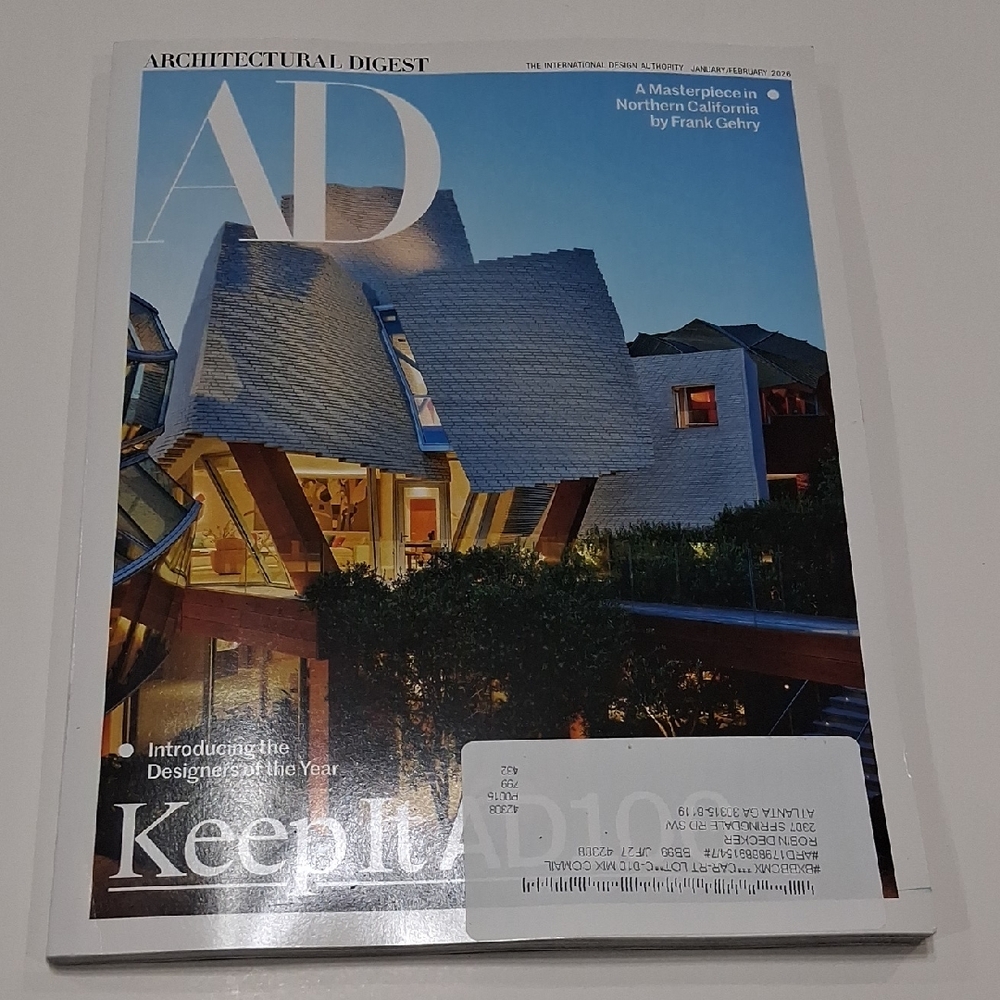Architectural Digest Magazine | January/February 2026 Issue
